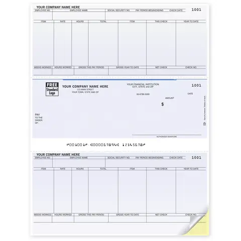 Laser Sage Payroll Checks