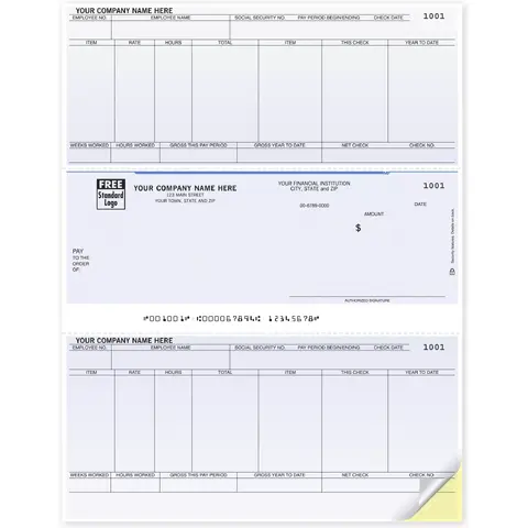 Laser Sage Payroll Checks