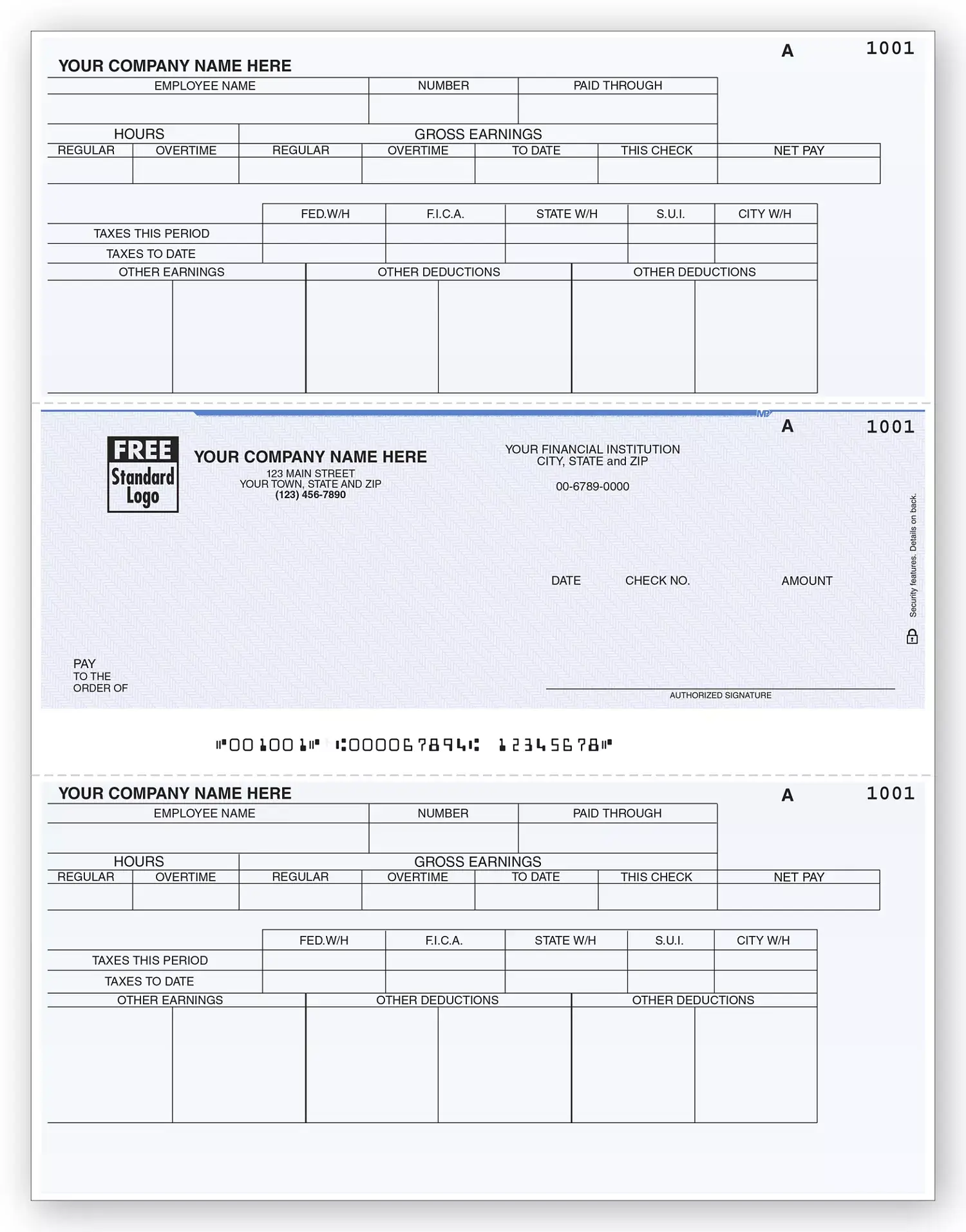 Laser Payroll Checks