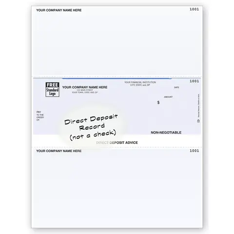DLM602, Laser Middle Advice Of Direct Deposit