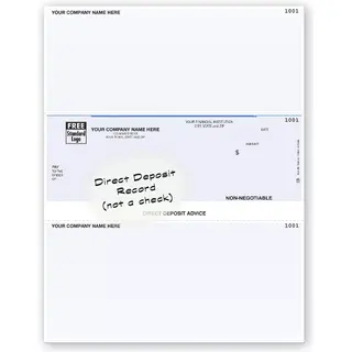 DLM602, Laser Middle Advice Of Direct Deposit