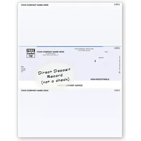 DLM602, Laser Middle Advice Of Direct Deposit