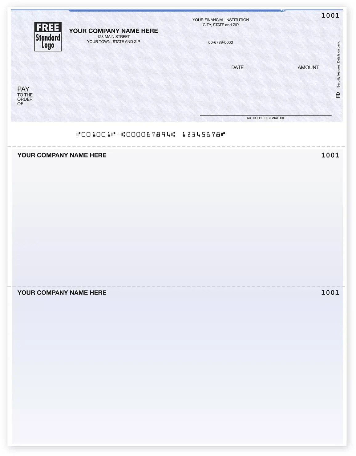 Laser Personalized Checks