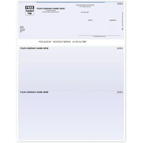 Laser Personalized Checks