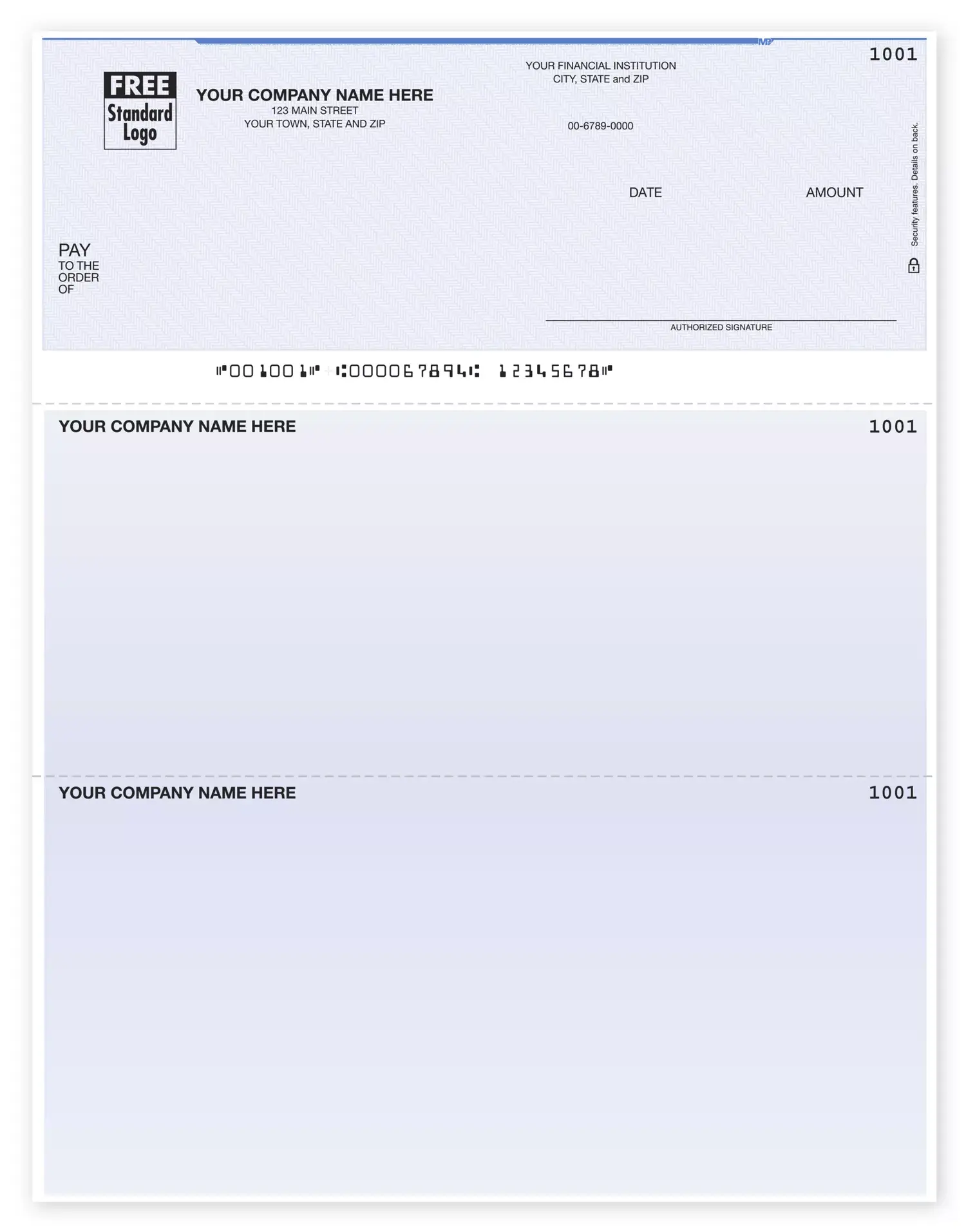 Laser Personalized Checks