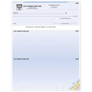Quicken Lined Business Check