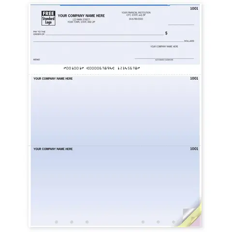Quicken Lined Business Check