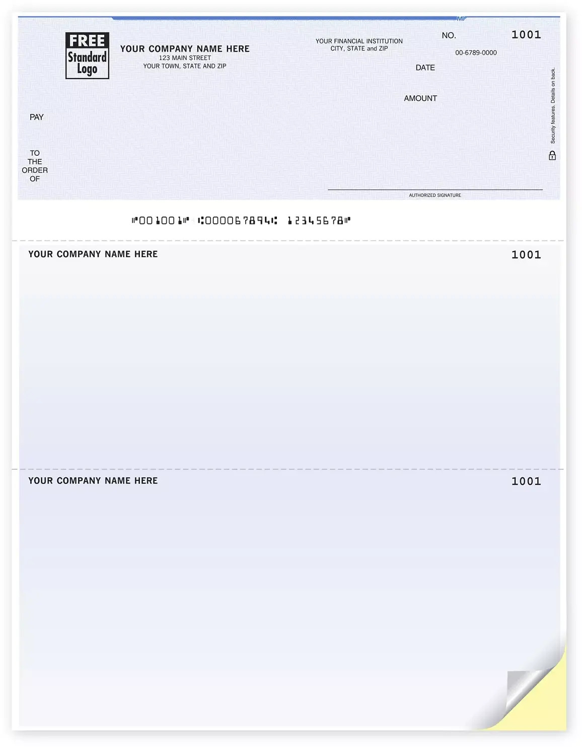 Laser Personalized Checks for Property Managers
