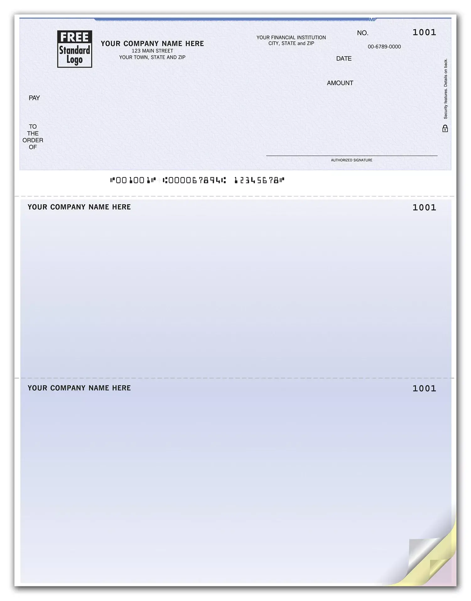 Laser Personalized Checks for Property Managers