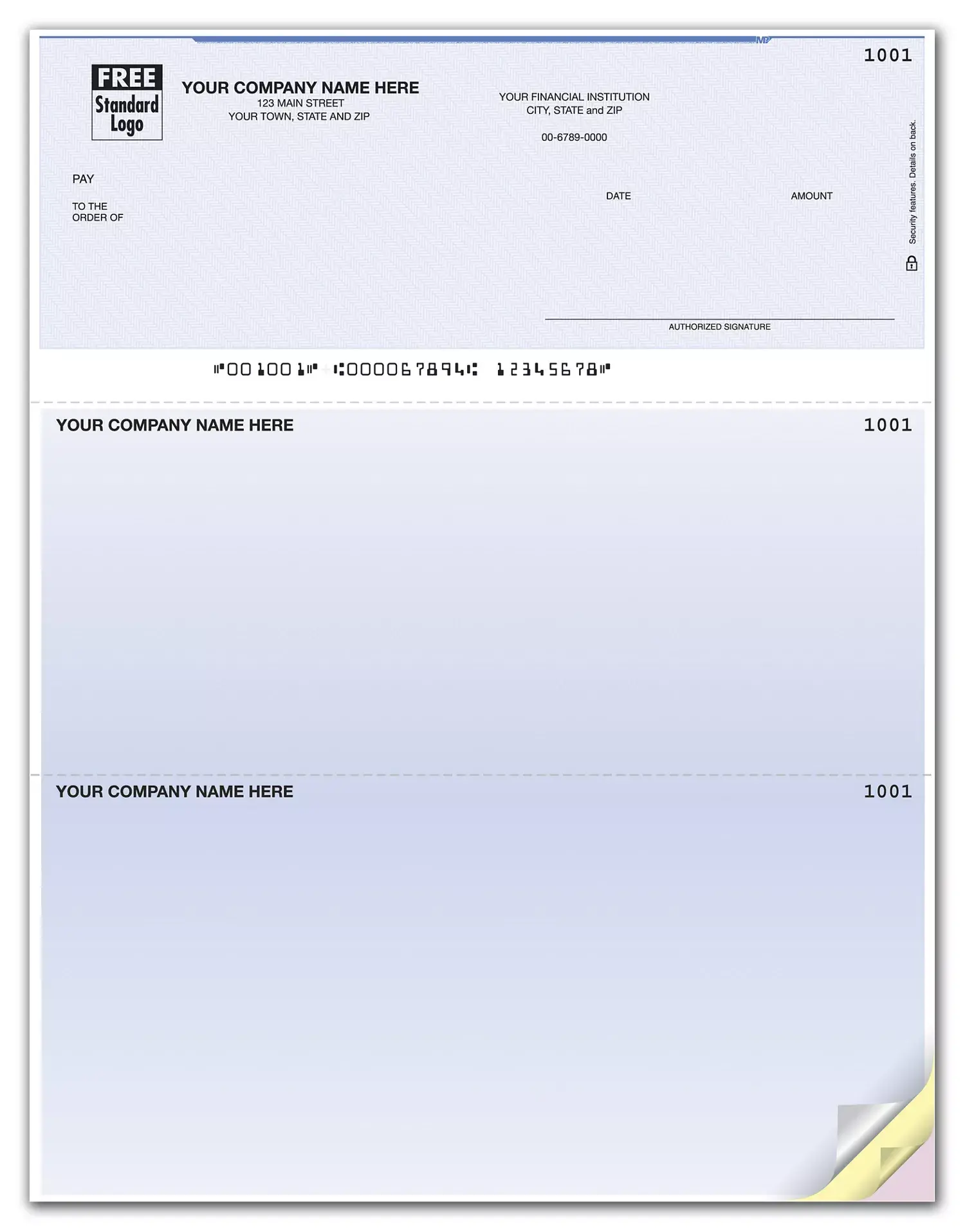 Sage 300 Personalized Computer Checks