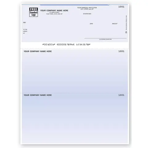 Laser Personalized Checks