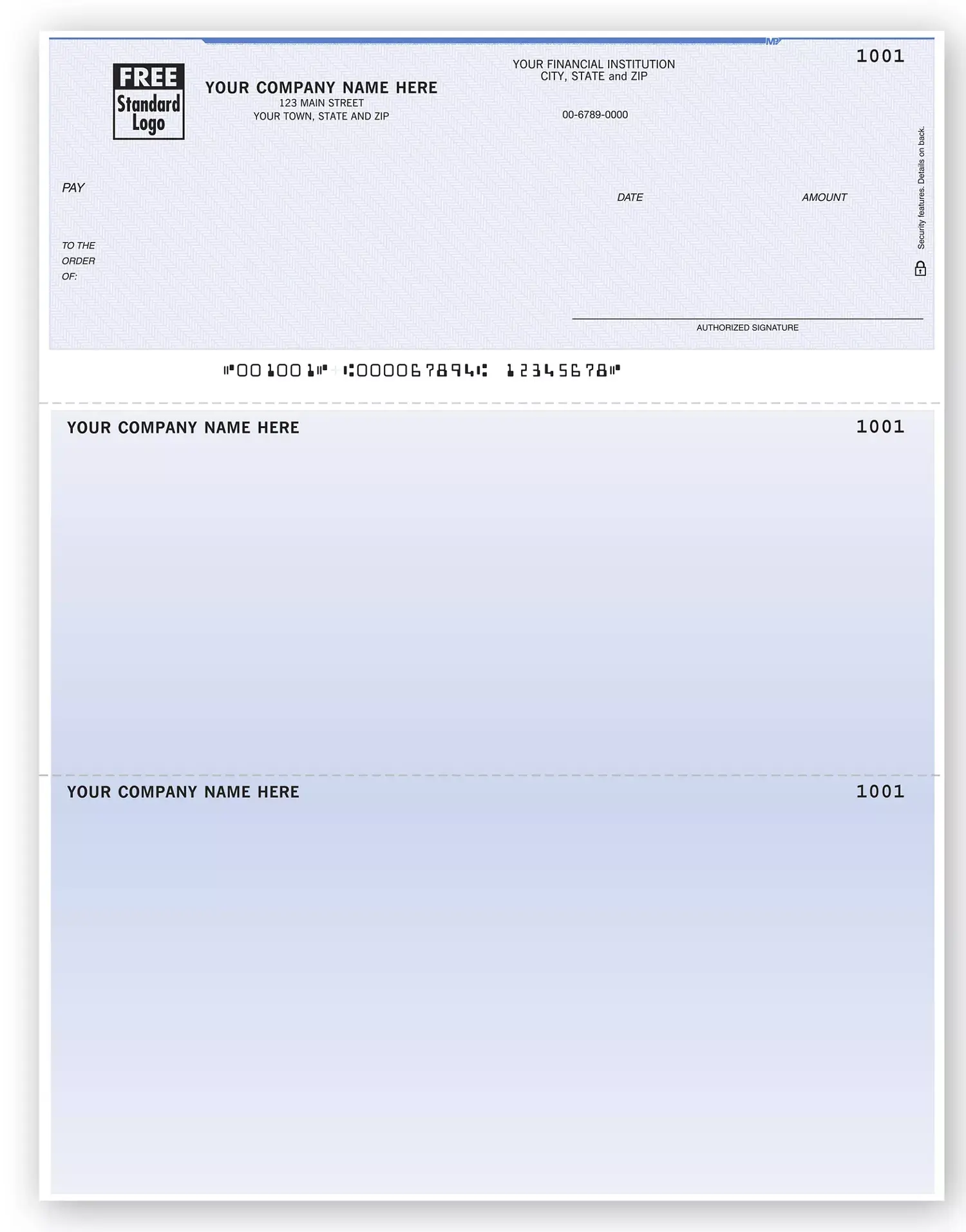 Laser Personalized Checks