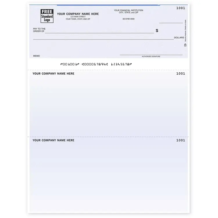 Laser Microsoft® Office Accounting Business Check