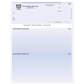 Sage 300 Laser Business Checks with Company Logo
