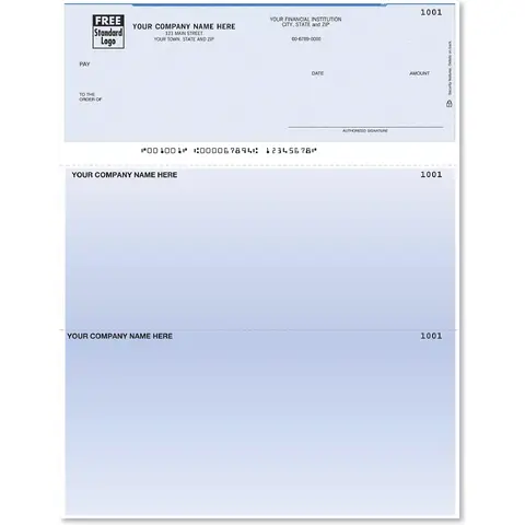 Laser Personalized Checks for Sage Accounting Software
