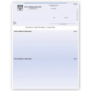 Sage 300 Compatible Bank Check with Logo
