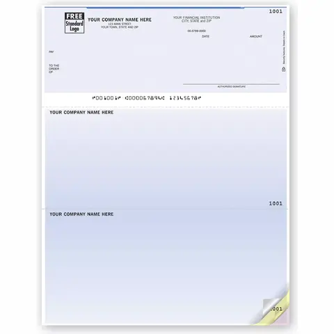 Sage 100 Laser Checks with Logo