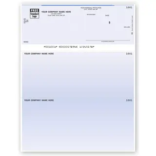 Personalized Business Laser Checks for Microsoft Accounting Software