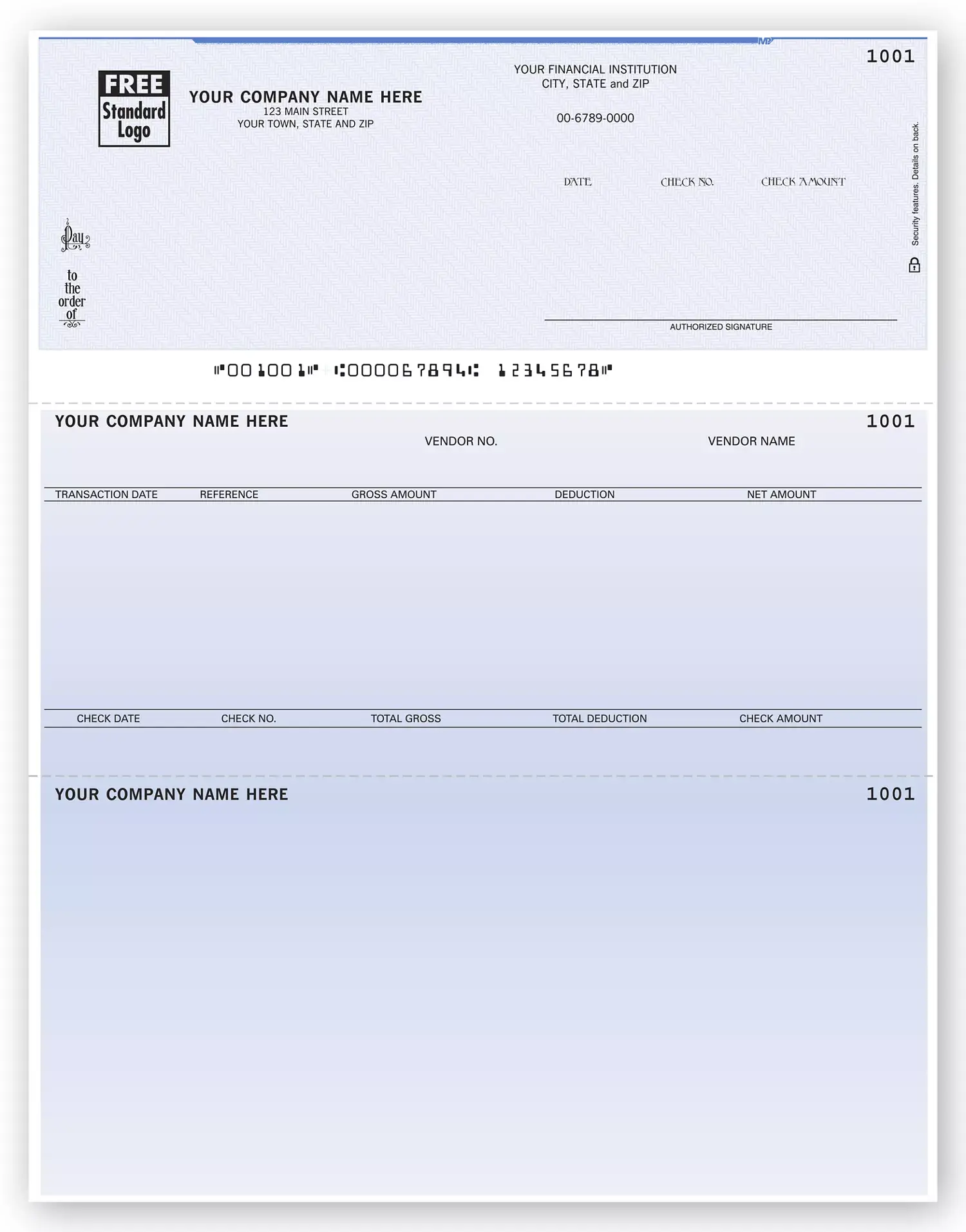 Legal Office Business Checks for Accounts Payable