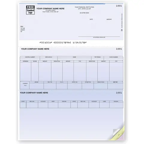 Laser  Deltek Computer Payroll Checks