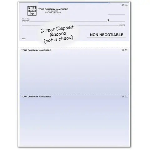 Quickbooks® Deposit Advice Forms