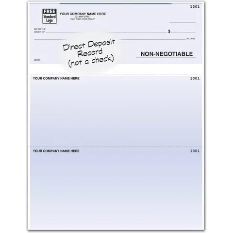 Quickbooks® Deposit Advice Forms
