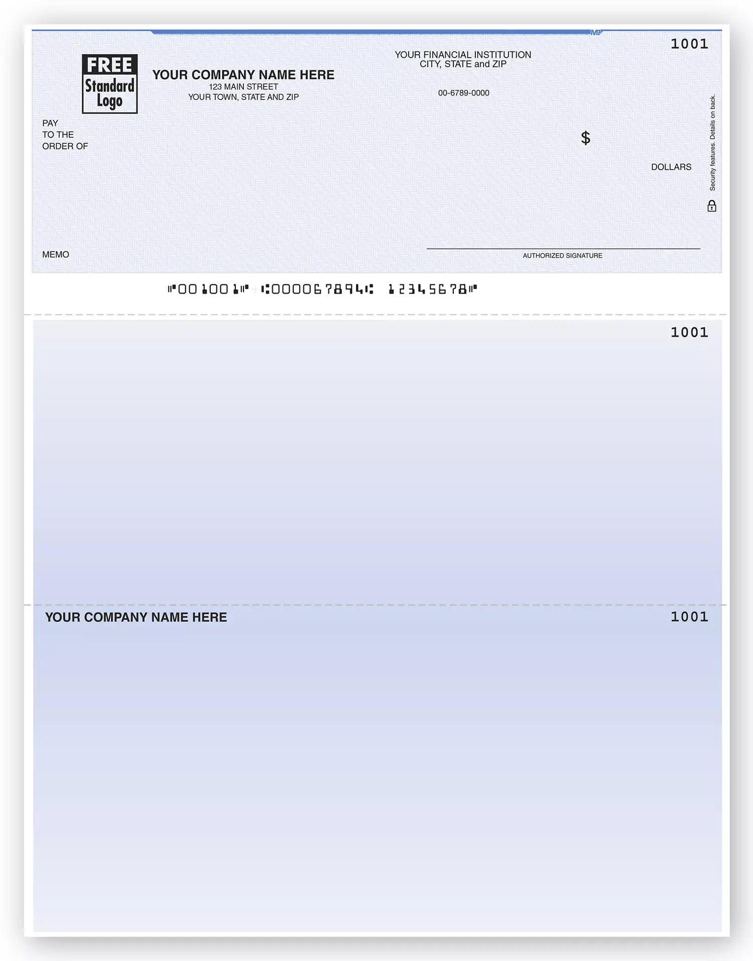 Personalized NetSuite® Checks