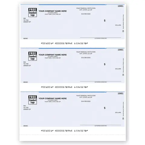 3-Per-Page NetSuite® Compatible Checks