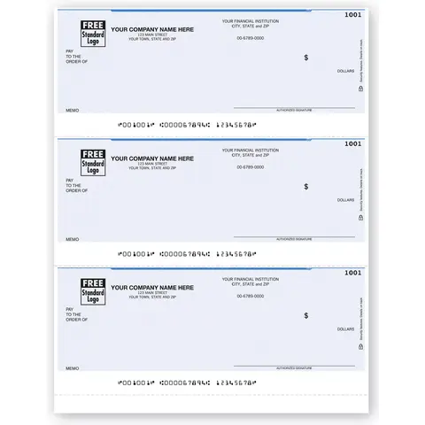 3-Per-Page NetSuite® Compatible Checks