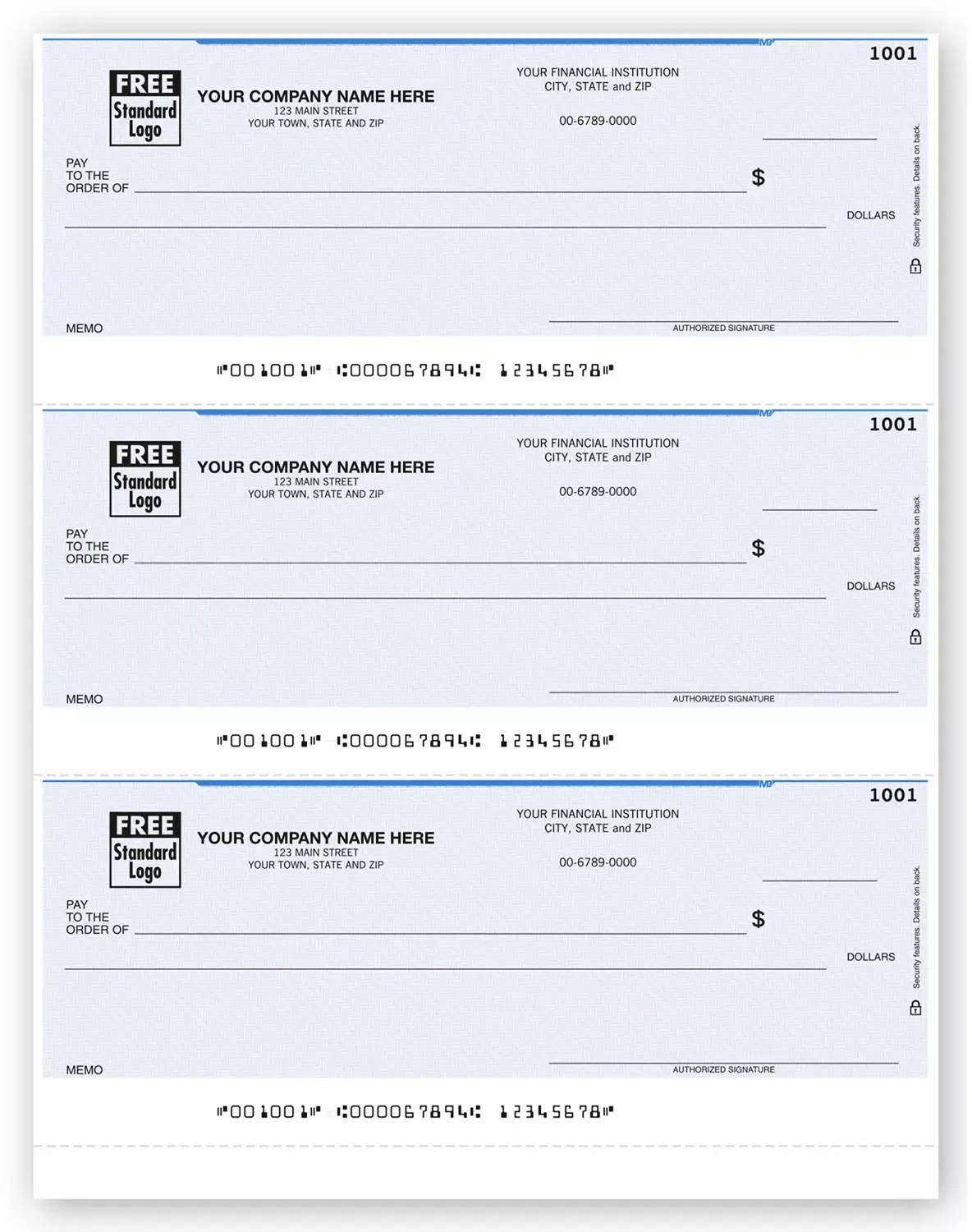 DNL202, NetSuite Software Check - 3-Per-Page, Lined