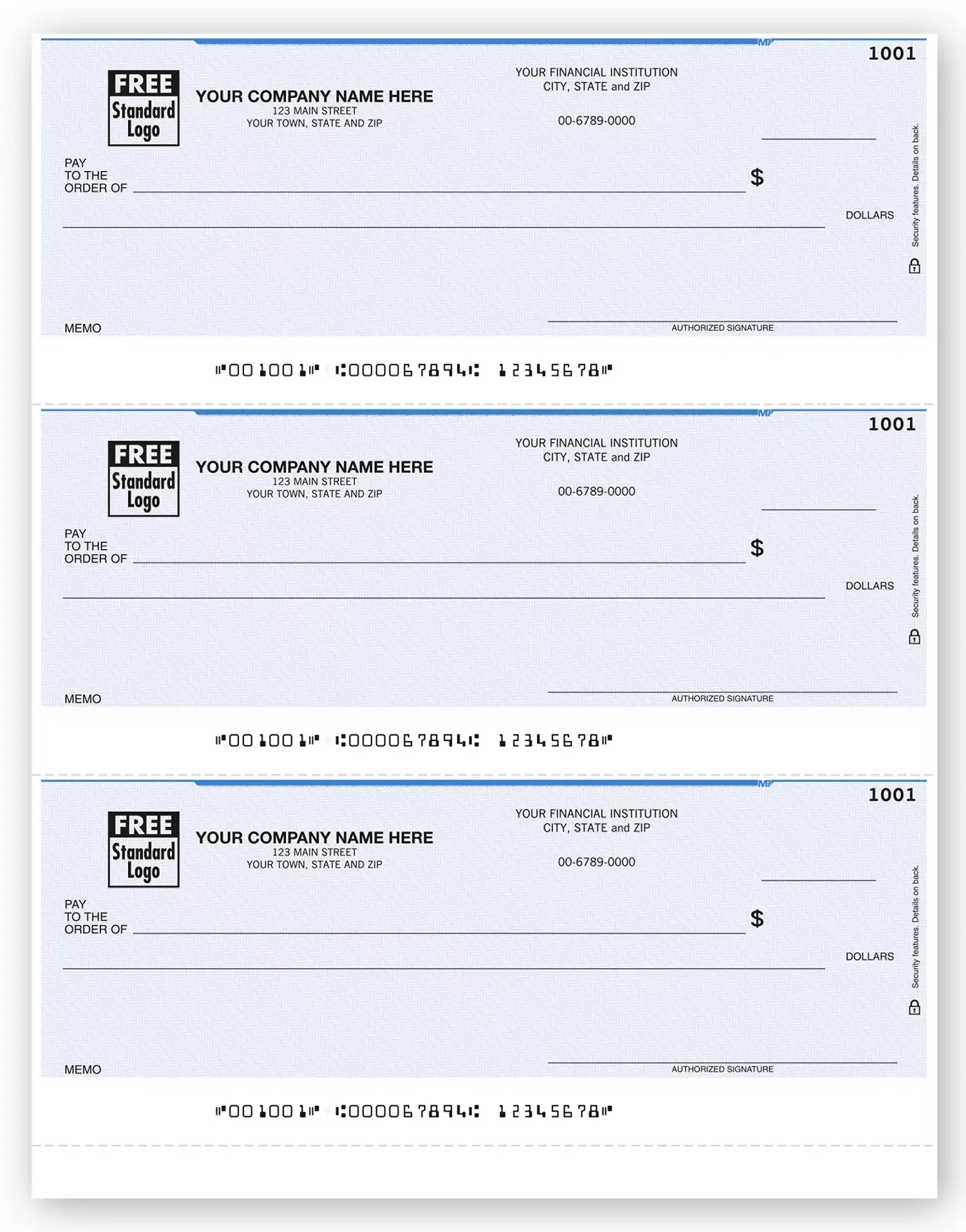 DNL202, NetSuite Software Check - 3-Per-Page, Lined