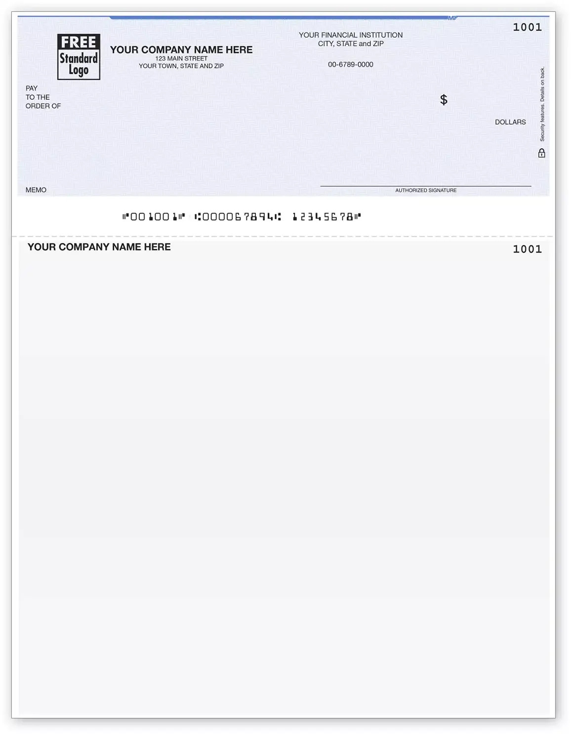 Personalized NetSuite® Checks