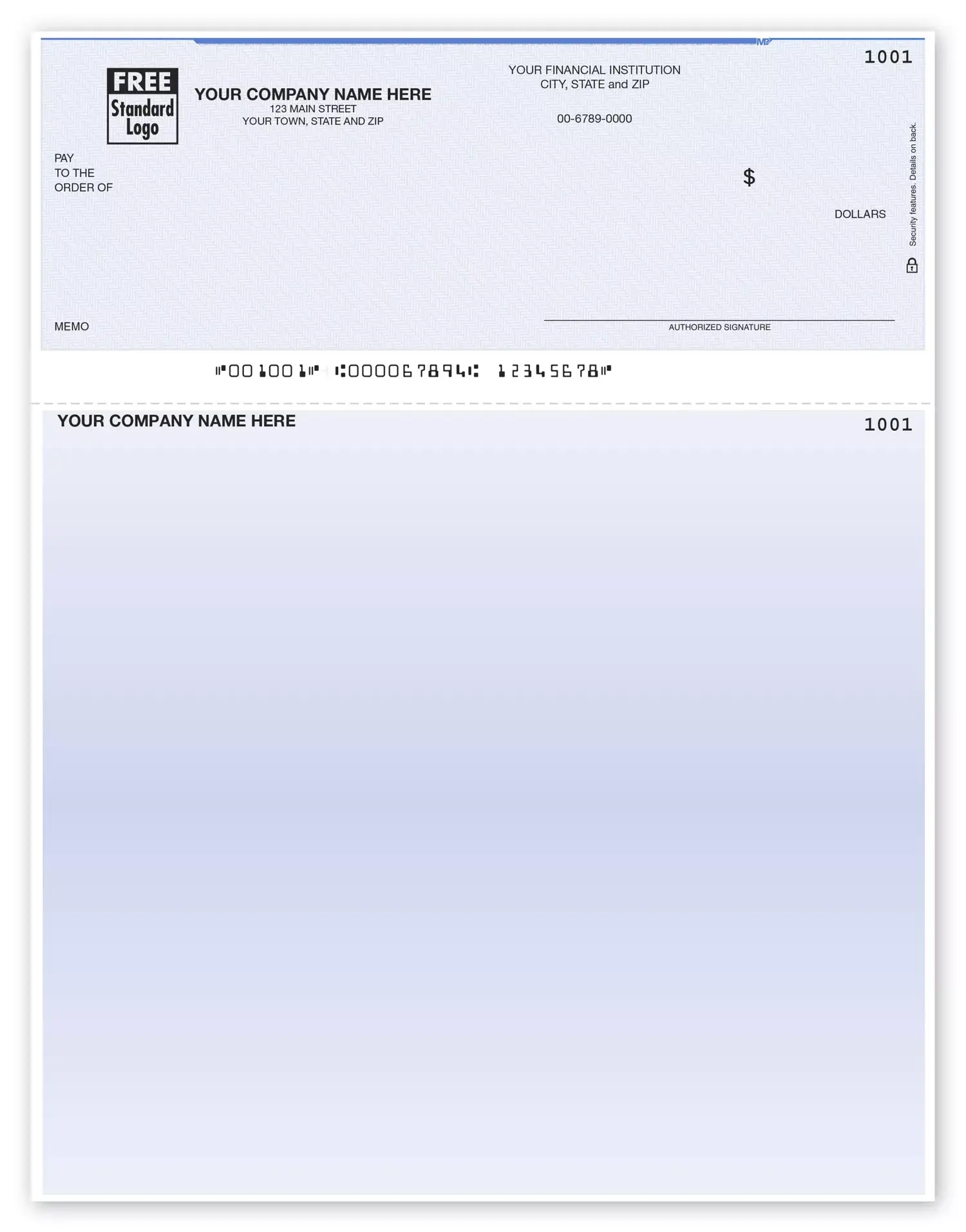Personalized NetSuite® Checks