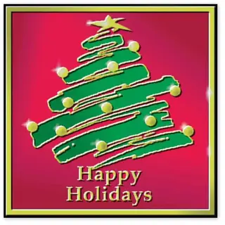 Holiday Tree Envelope Seal