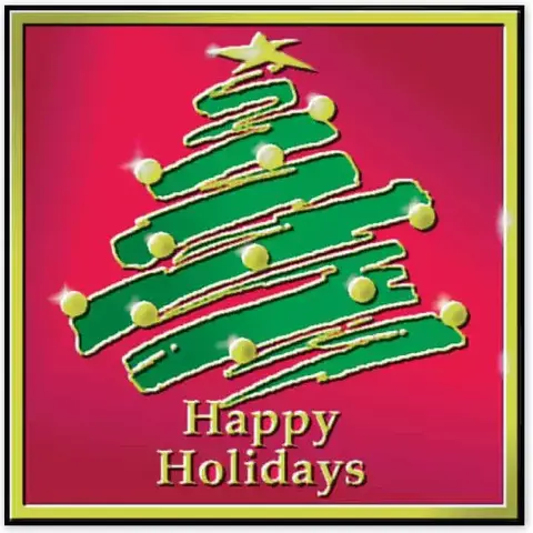 Holiday Tree Envelope Seal
