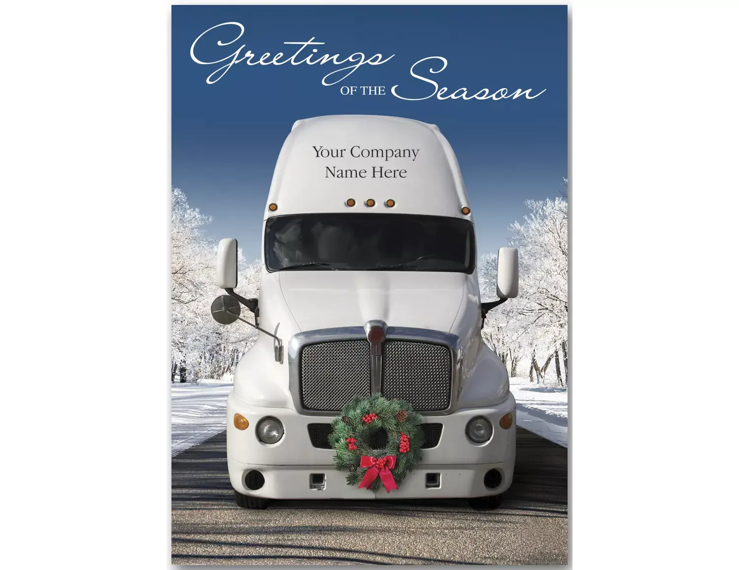 Trucking Holiday Cards