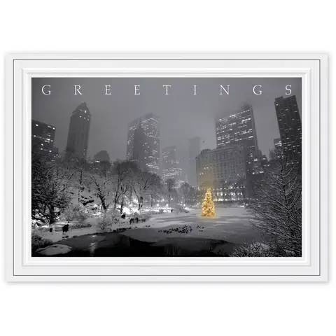 HP14306, City Park Glow Christmas Cards