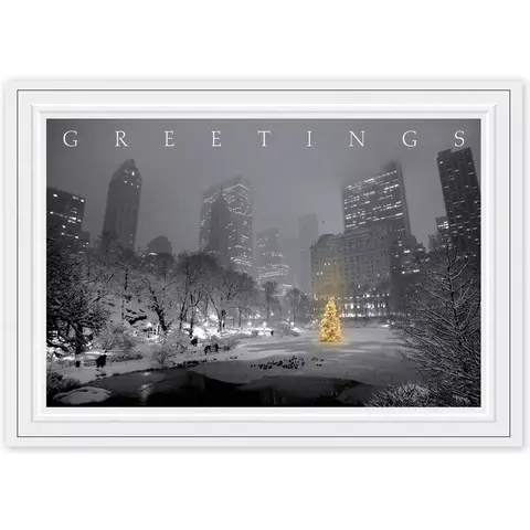 HP14306, City Park Glow Christmas Cards
