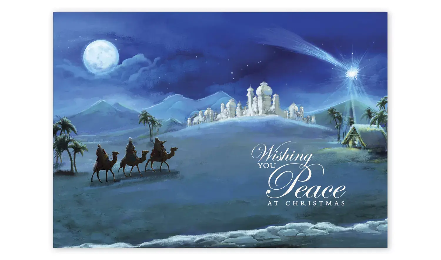 HP14316, To The Manger Christmas Cards