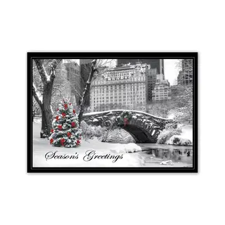 HP15308, City Snow Day Holiday Cards