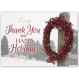 Holiday Thank You Card- Simply Thankful