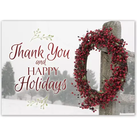 Holiday Thank You Card- Simply Thankful