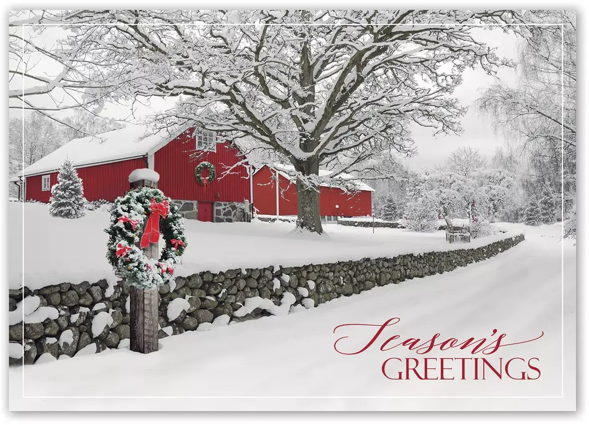 Holiday Card- Rustic Ranch