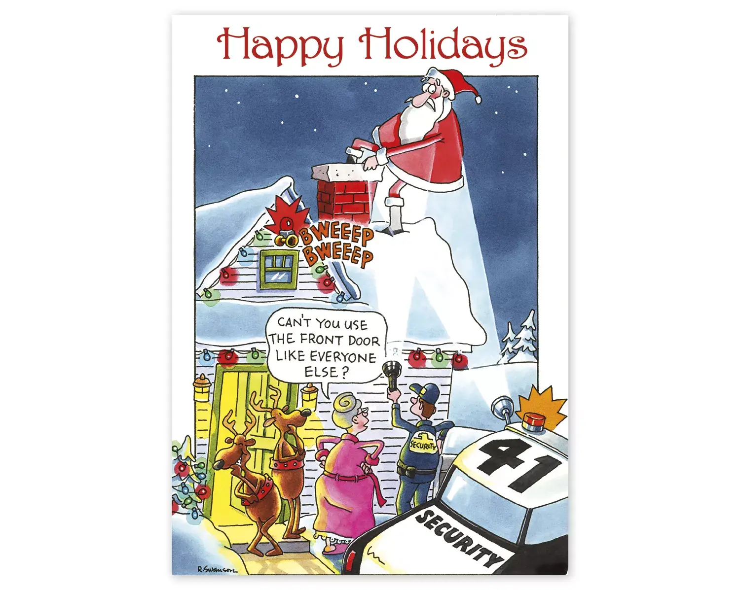 Holiday Security Industry Card- Call Security