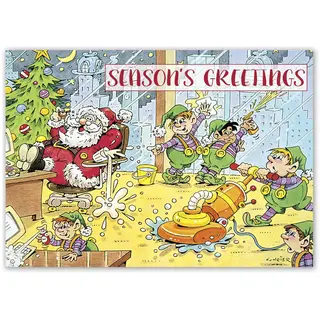 Cleaning Holiday Card- Clean Up Crew