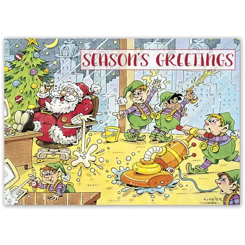 Cleaning Holiday Card- Clean Up Crew