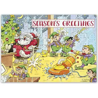 Cleaning Holiday Card- Clean Up Crew