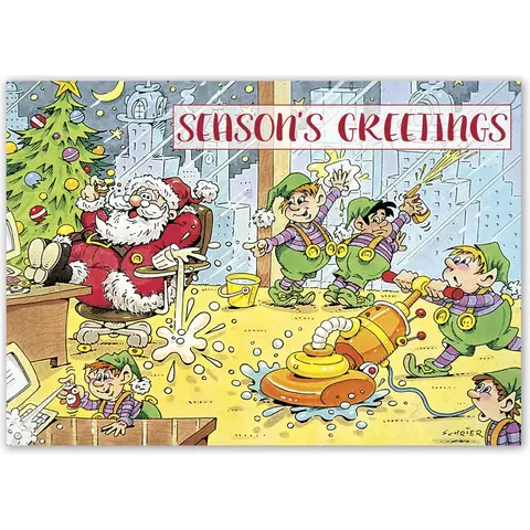 Cleaning Holiday Card- Clean Up Crew
