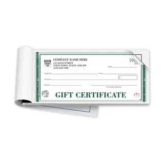 High Security Embassy Gift Certificate Books
