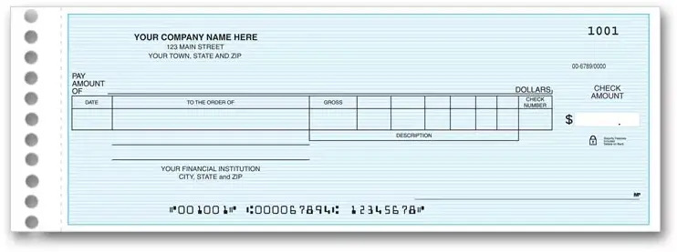 131011N, Payroll/General Expense Center Check